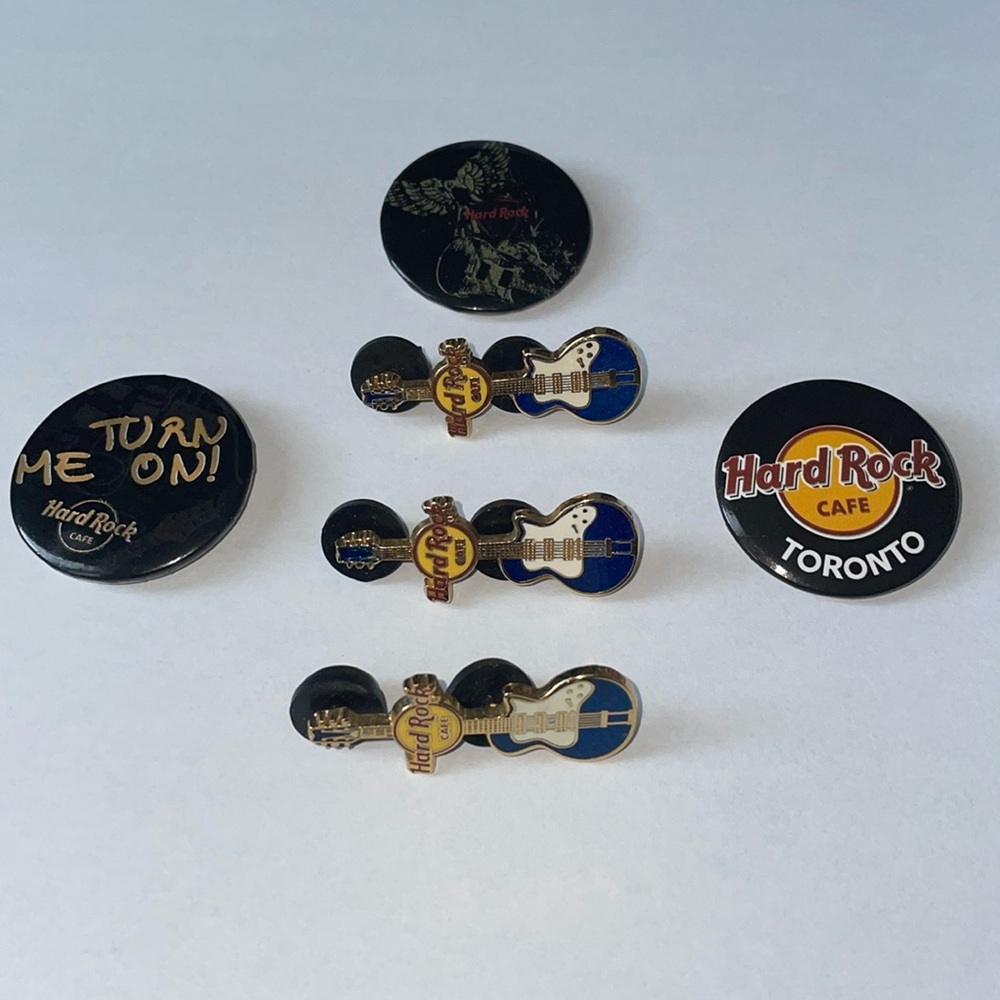 🖤Hard Rock Cafe Pin Lot of 6